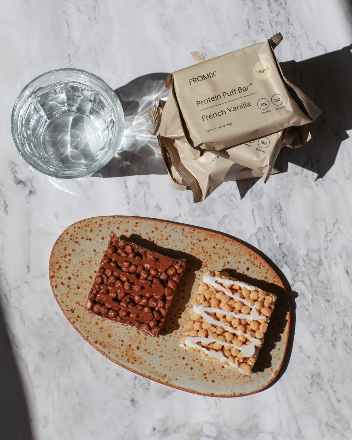 Chocolate Chip Plant Protein Puff Bars