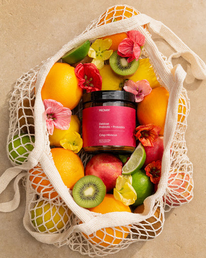 Crisp Hibiscus Debloat: Prebiotic + Probiotic