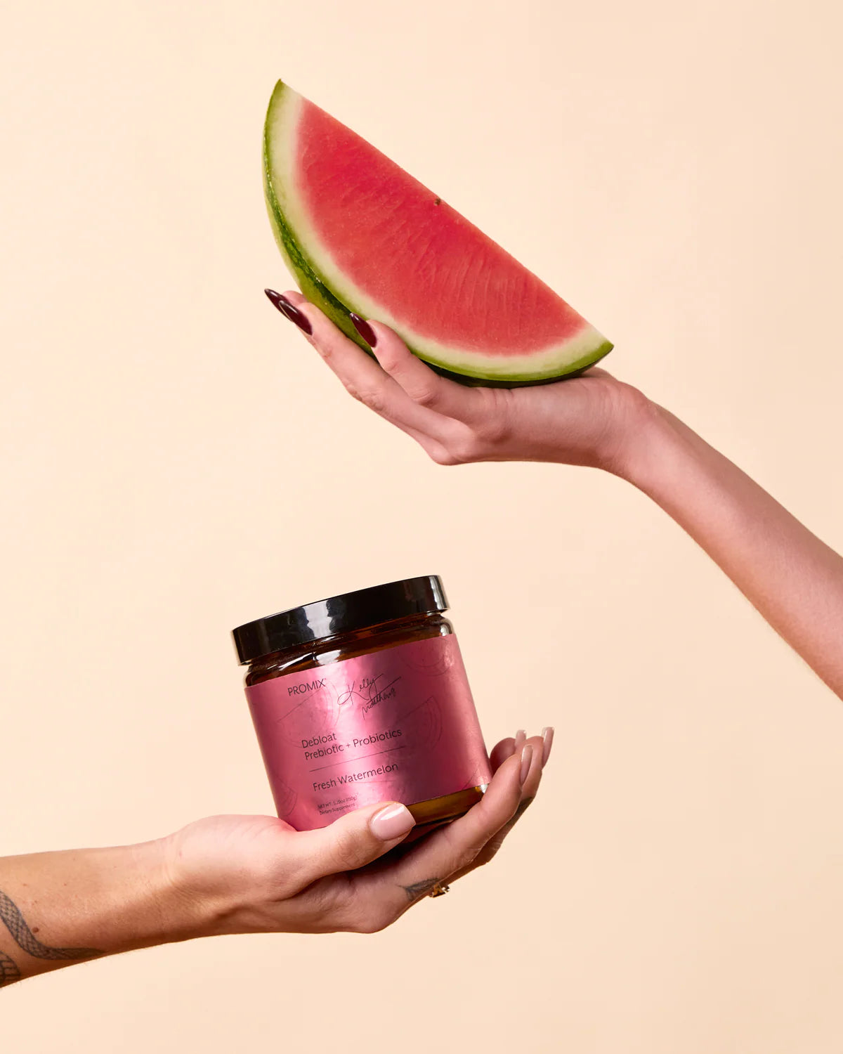 Fresh Watermelon Debloat: Prebiotic + Probiotic