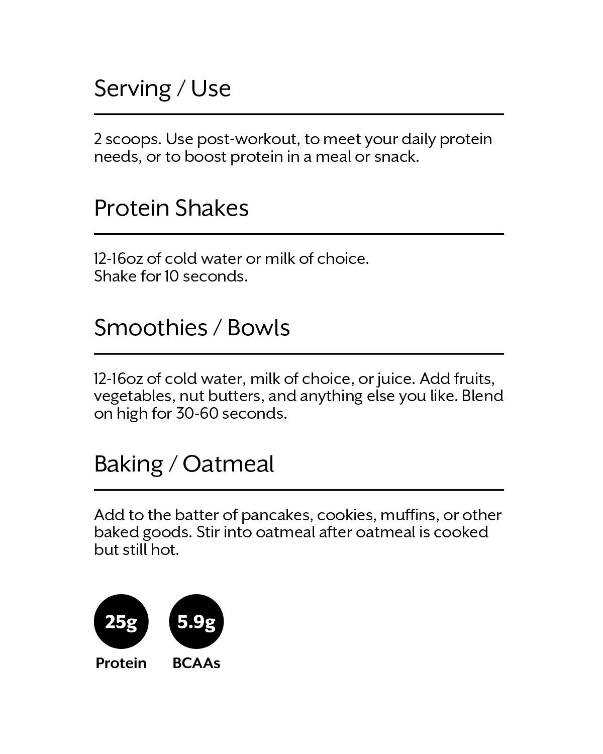 Vanilla Whey Protein Powder