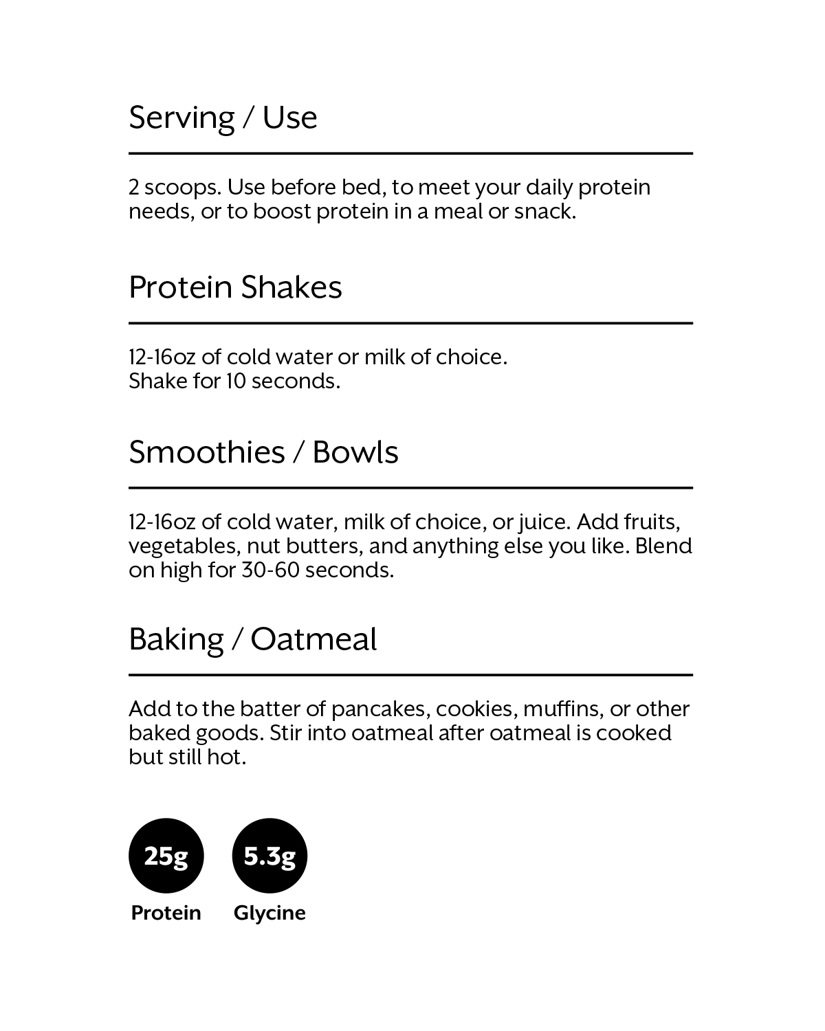 Vanilla Casein Protein Powder