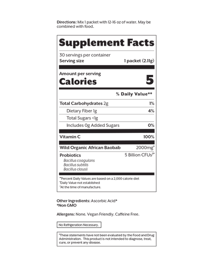 Unflavored Debloat: Prebiotic + Probiotic
