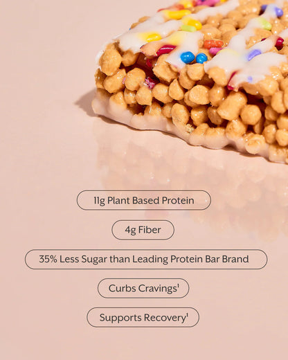 Birthday Cake Plant Protein Puff Bars