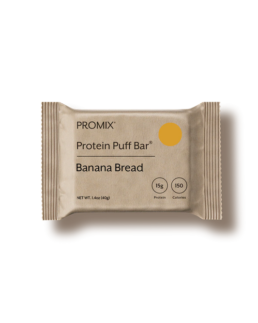 Banana Bread Protein Puff Bars