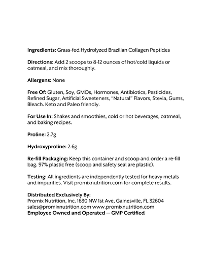 Unflavored Collagen Peptides