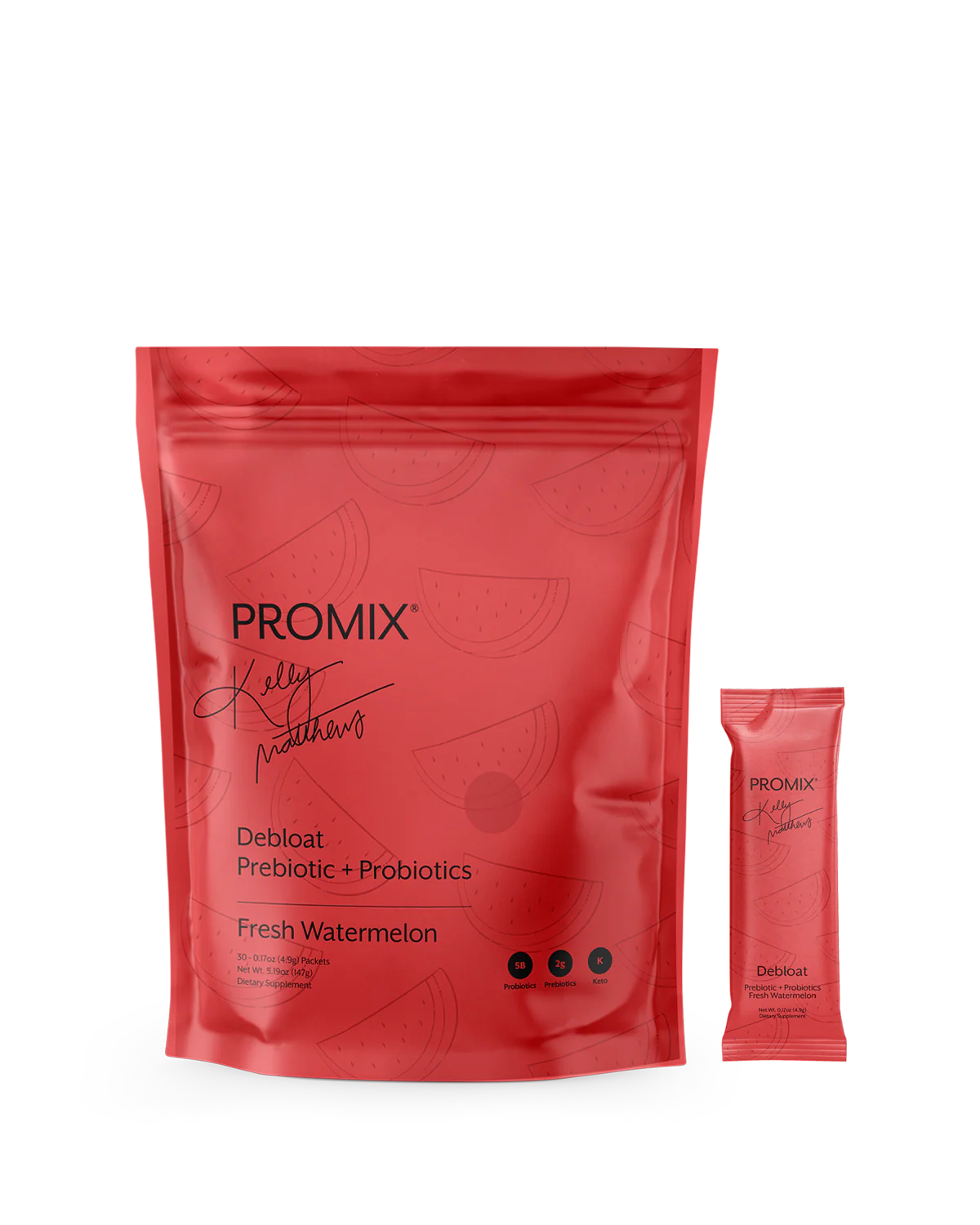 Fresh Watermelon Debloat: Prebiotic + Probiotic