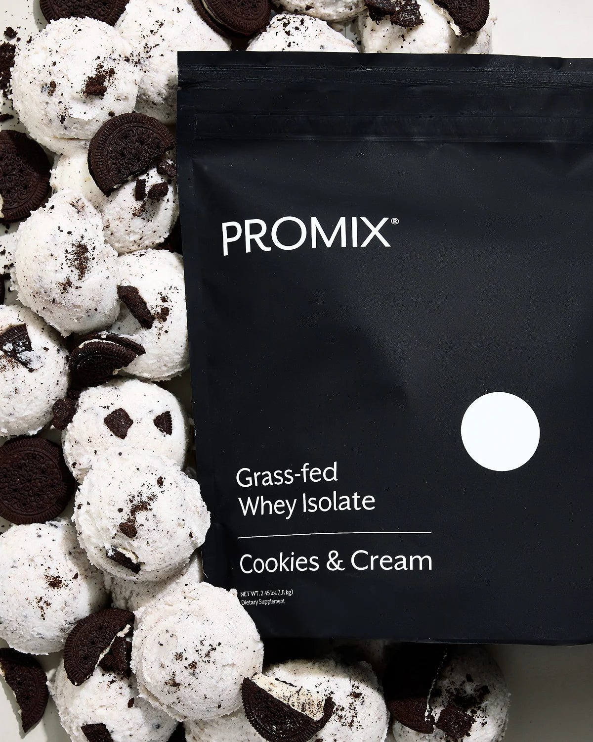 Cookies and Cream Whey Protein Isolate Powder