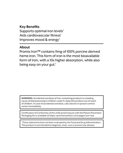 Iron (Heme Iron Polypeptide)