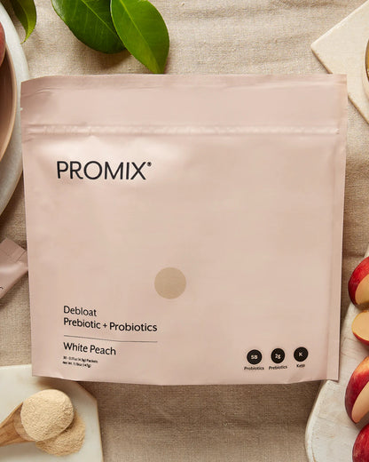 White Peach Debloat: Prebiotic + Probiotic